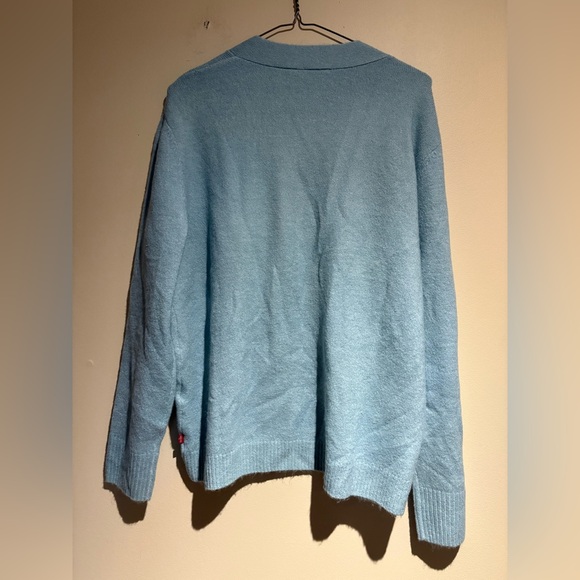 Levi’s Dad Cardigan Sweater Blue Size XS Soft Cozy Stretch - Picture 11 of 11